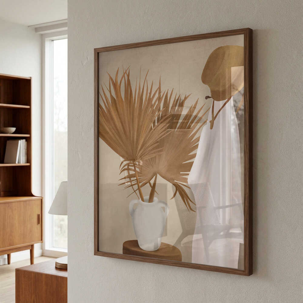 Palm Leaf Decoration Poster