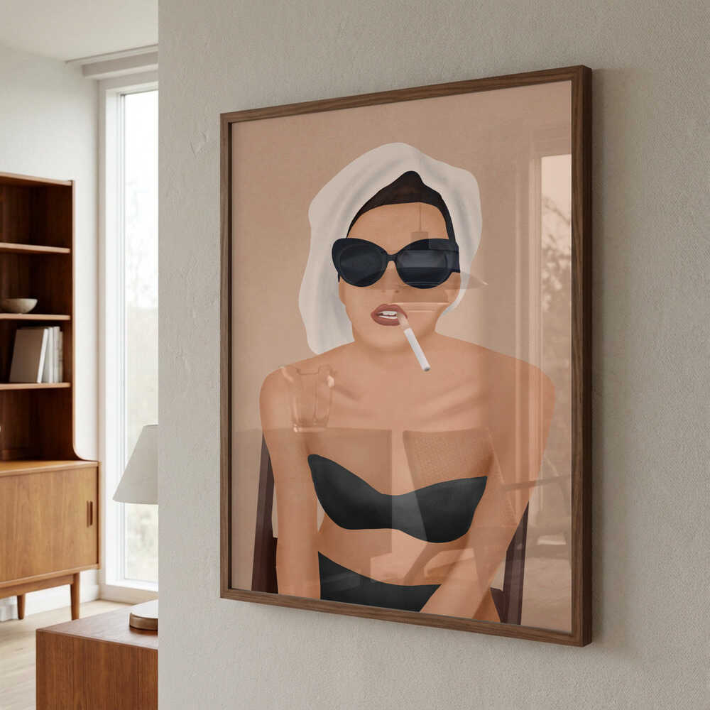 Morning Cigarette Poster