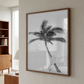 Palm Surfboard Poster