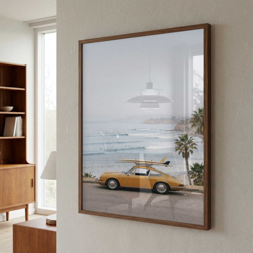 Porsche Coast Poster