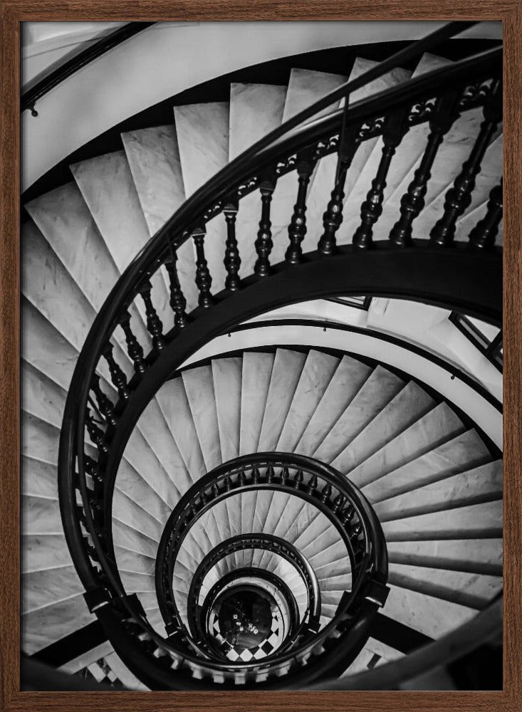 Spiral Stairs Poster - Corkframes.com