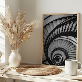 Spiral Stairs Poster - Corkframes.com