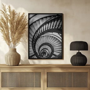 Spiral Stairs Poster - Corkframes.com