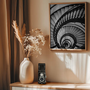 Spiral Stairs Poster - Corkframes.com