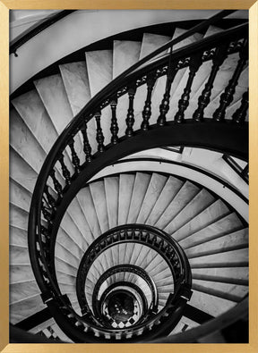 Spiral Stairs Poster - Corkframes.com