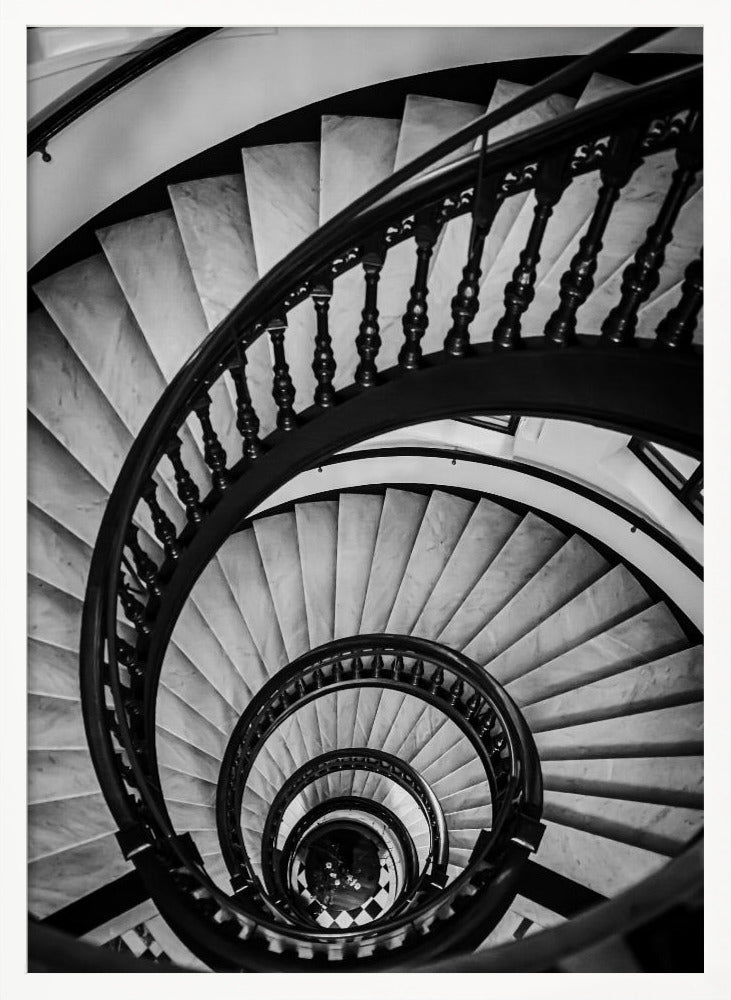 Spiral Stairs Poster - Corkframes.com