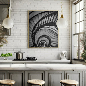 Spiral Stairs Poster - Corkframes.com