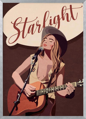 Starlight Country Girl Poster - Corkframes.com