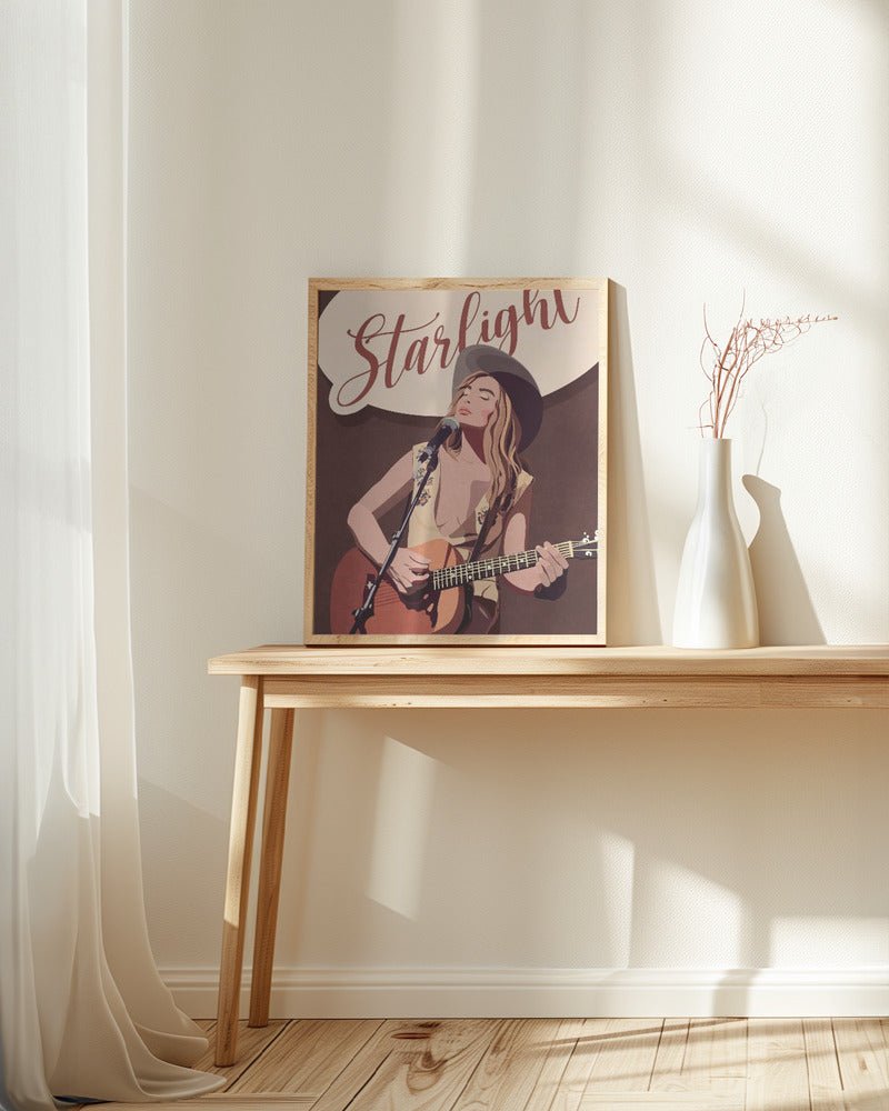 Starlight Country Girl Poster - Corkframes.com