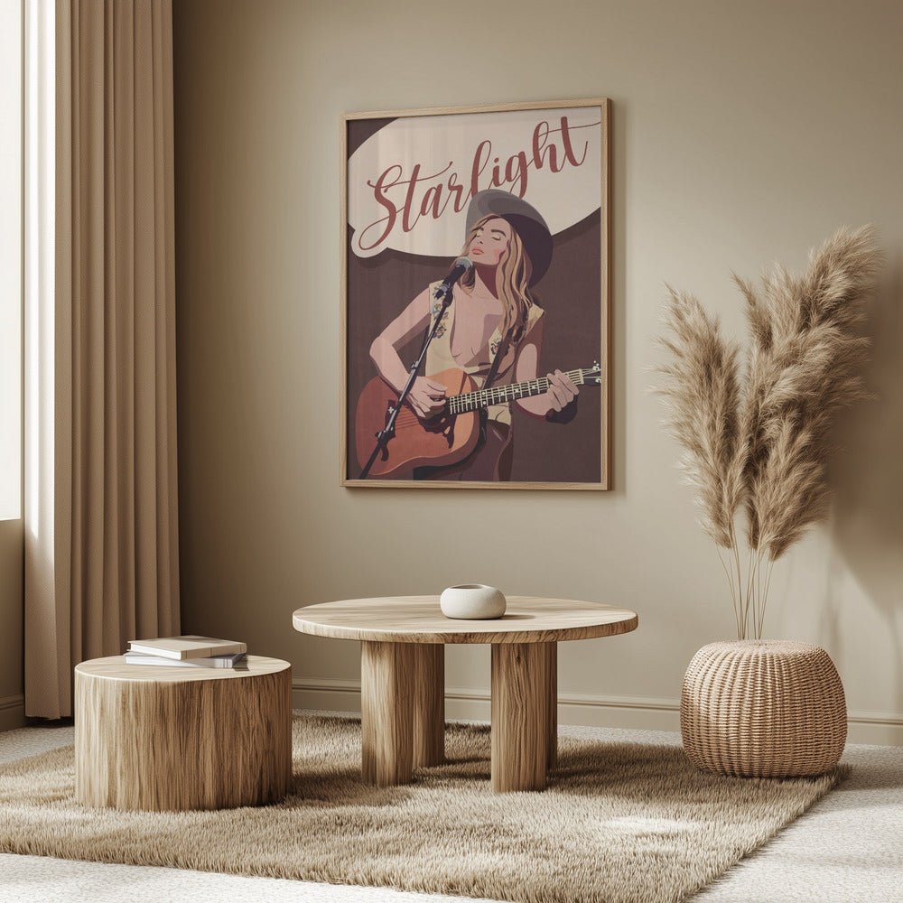 Starlight Country Girl Poster - Corkframes.com