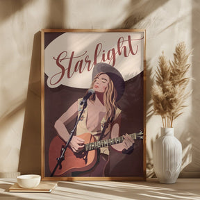 Starlight Country Girl Poster - Corkframes.com