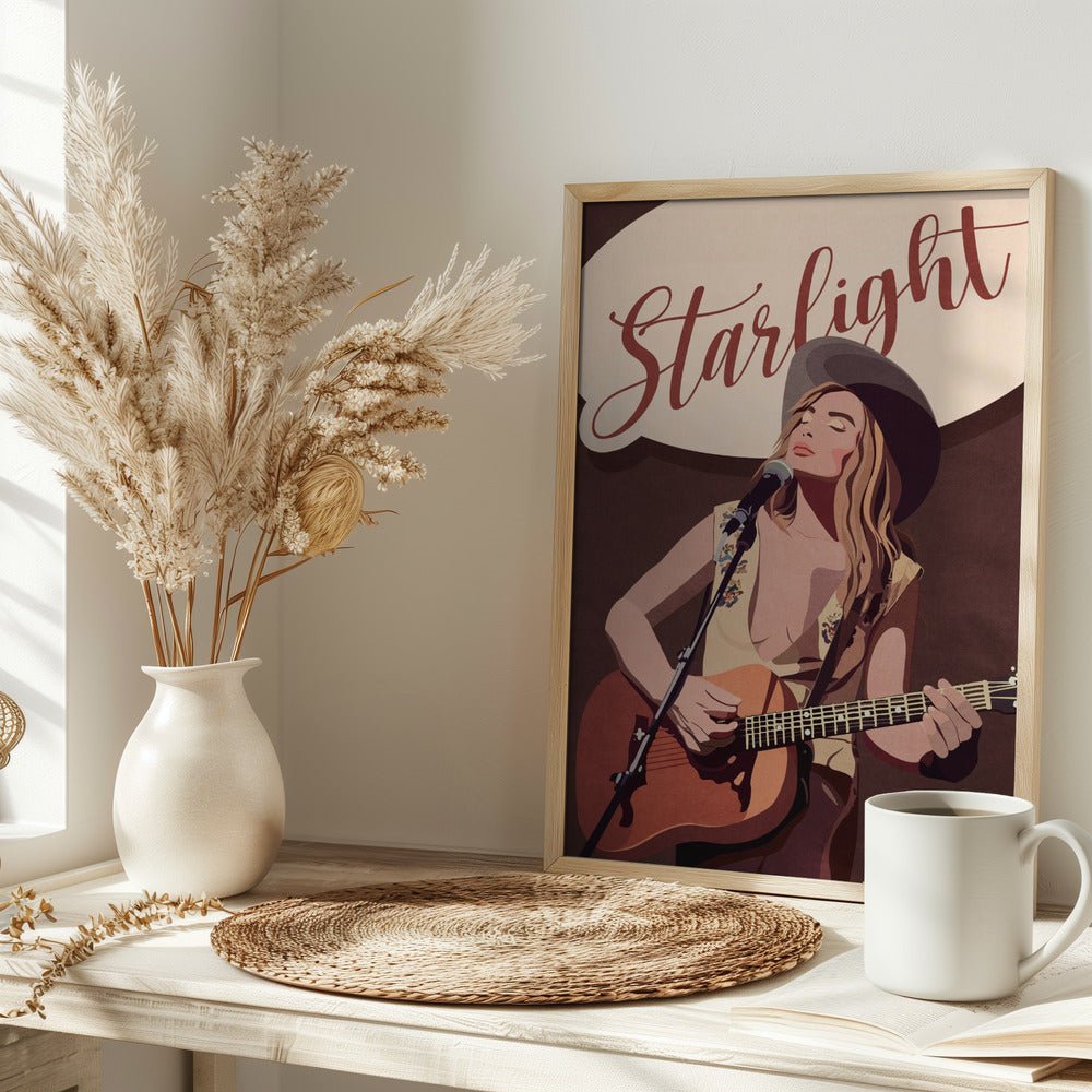 Starlight Country Girl Poster - Corkframes.com