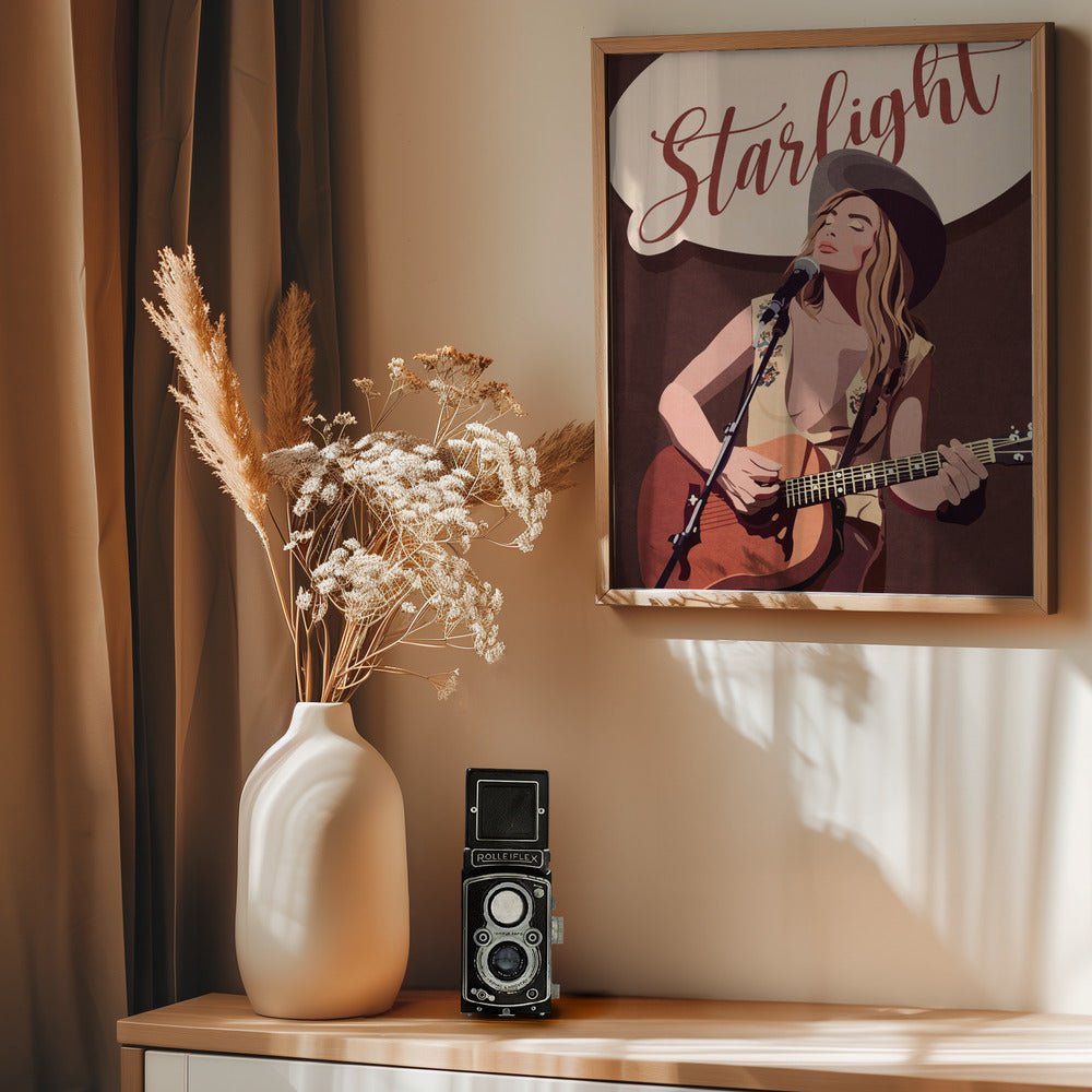 Starlight Country Girl Poster - Corkframes.com