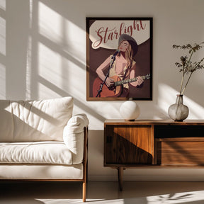 Starlight Country Girl Poster - Corkframes.com