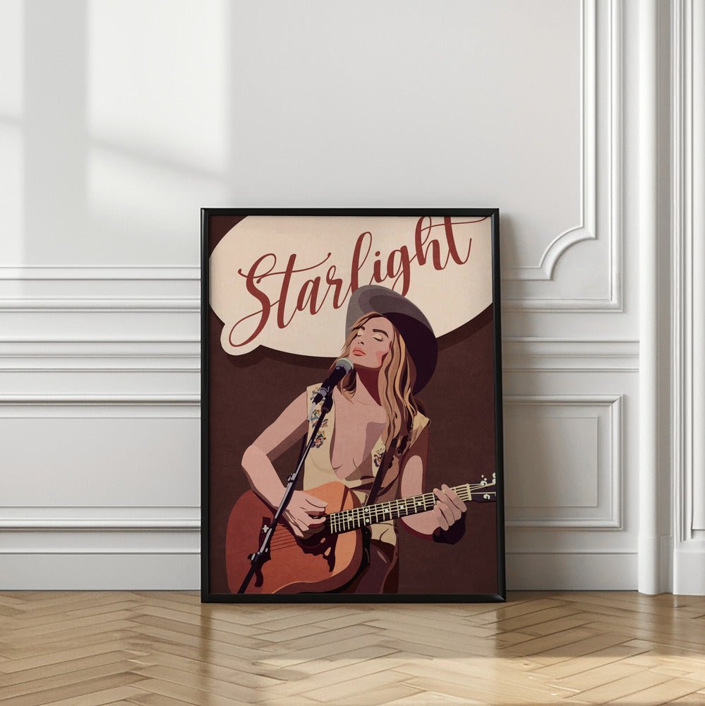 Starlight Country Girl Poster - Corkframes.com