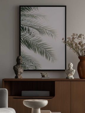 Blush Palm Leaves Poster
