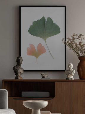 Pastel Ginkgo Poster