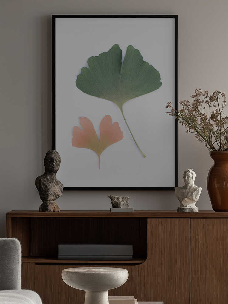 Pastel Ginkgo Poster