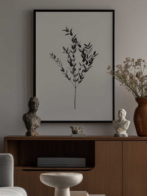 Inky Botanical Poster