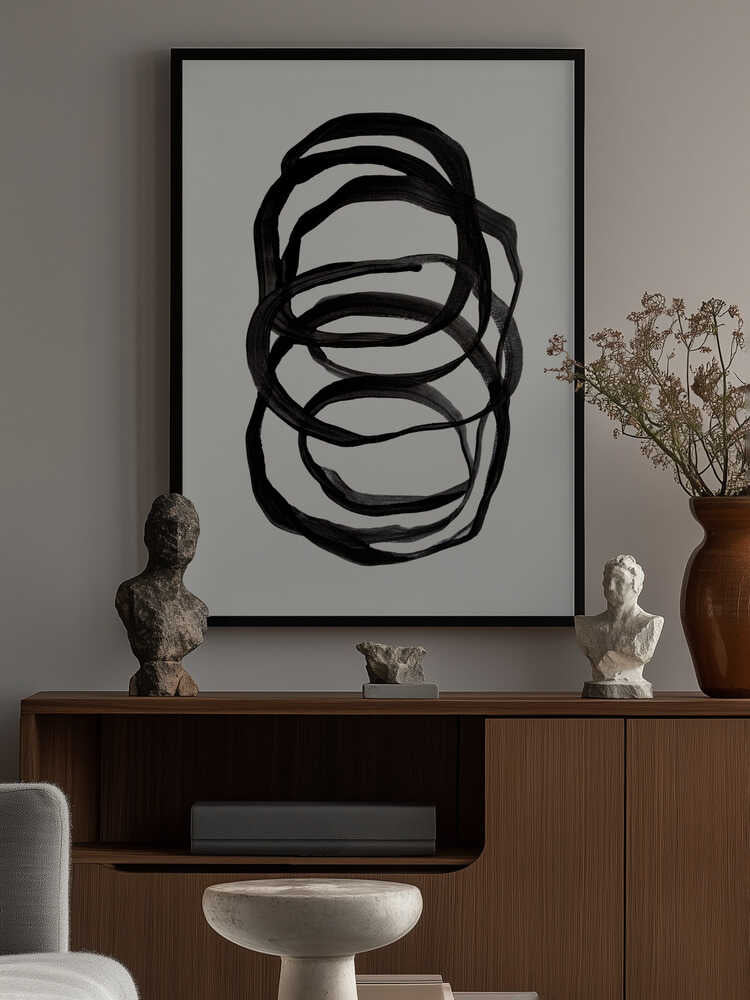 Abstract Lines II Poster