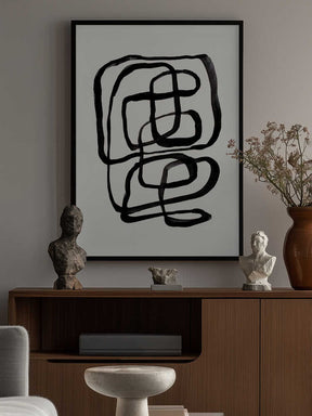 Abstract Lines I Poster