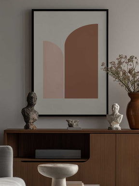 Retro Geometric Poster
