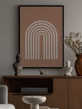 Rainbow lines Poster