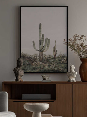 Pink Saguaro Poster
