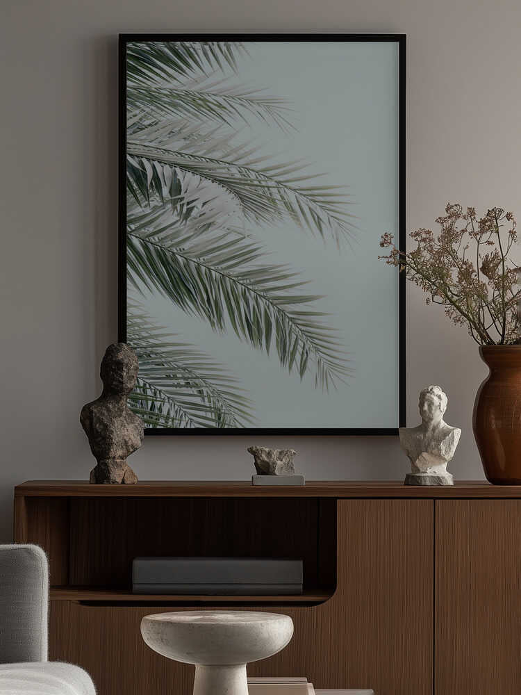 Blue Palms Poster