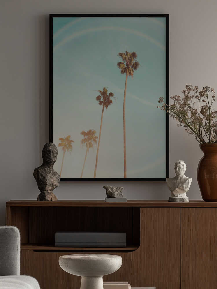 Sunny Cali Palm Tree Poster