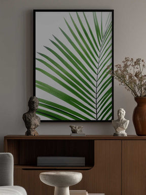 Green Palm Leaf Poster