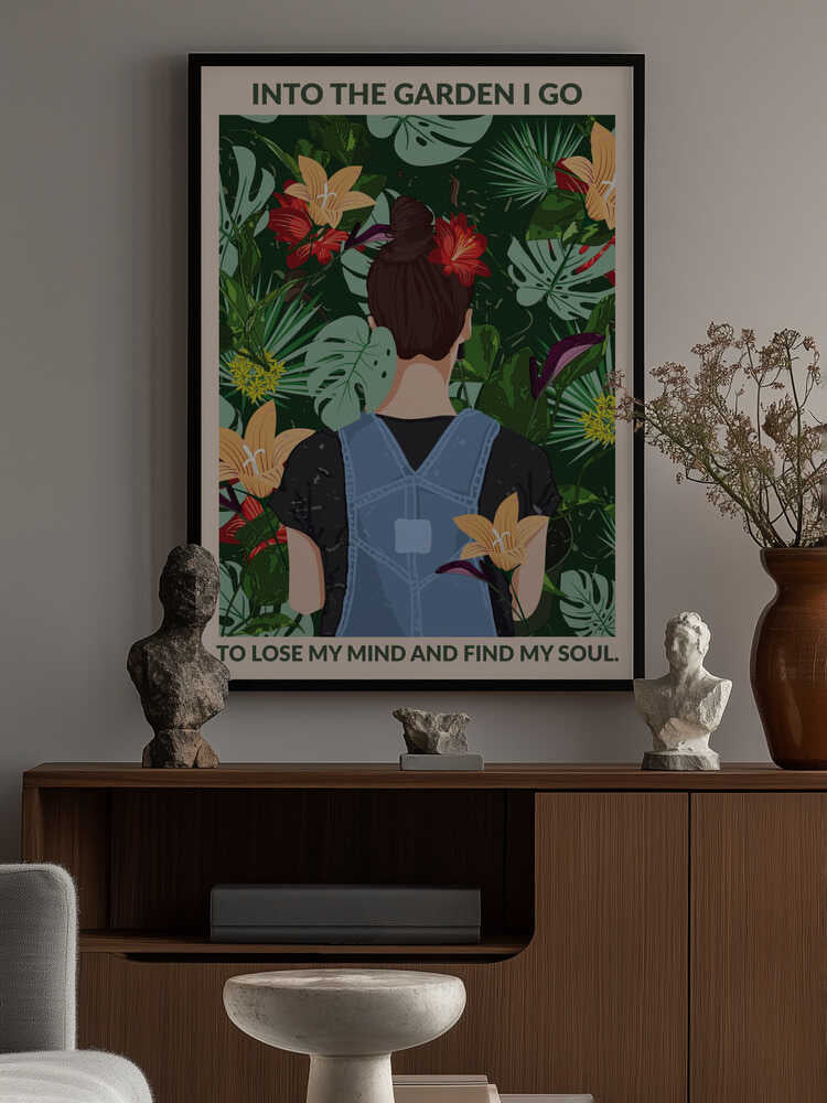 Into the Garden Standard Wall Art Poster