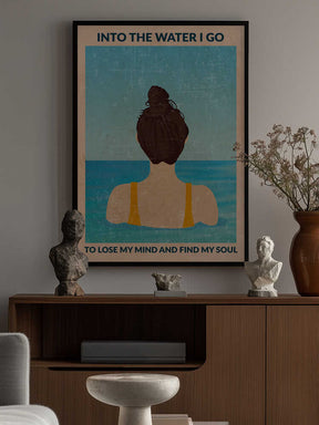 Into the Water (brunette) Poster