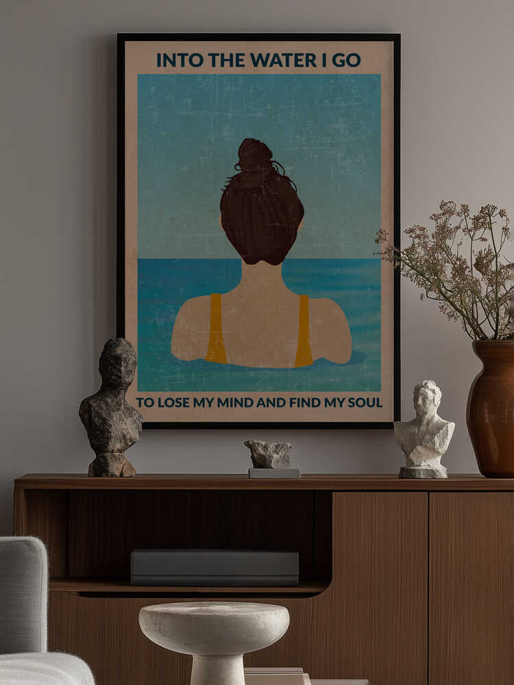 Into the Water (brunette) Poster