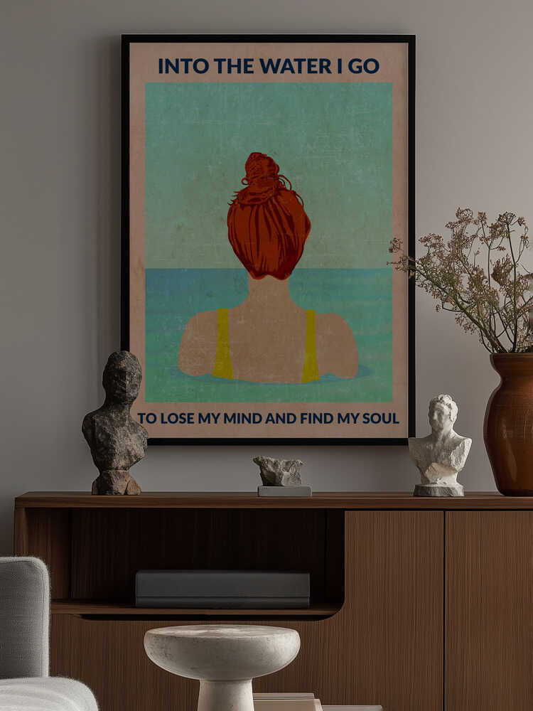 Into the Water (redhead) Poster