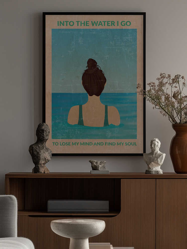 Into the Water Standard Wall Art Poster