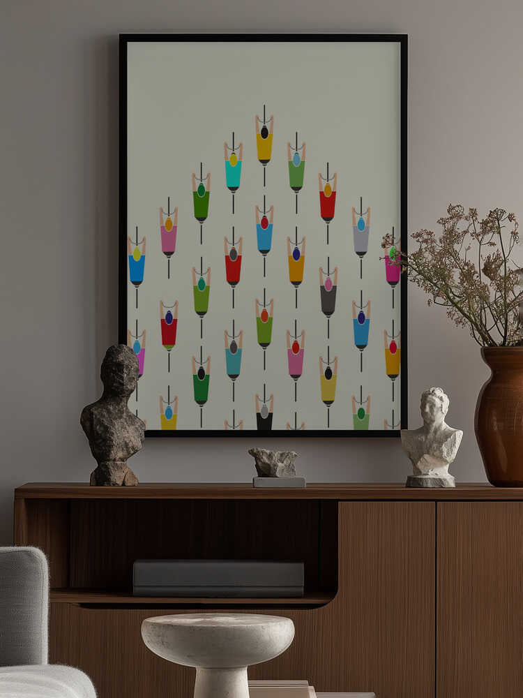 Leading the Pack Poster
