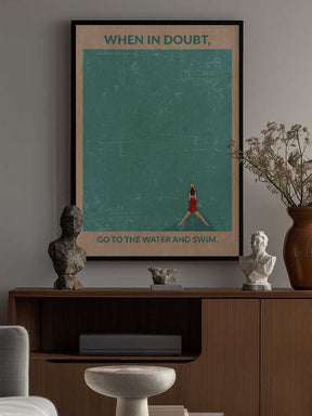 Open Water Standard Wall Art Poster