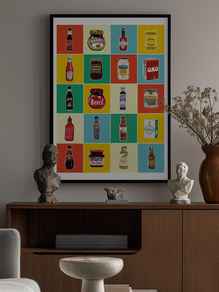 Taxonomy of Condiments Poster