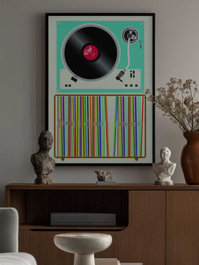 Vinyl Stack Poster