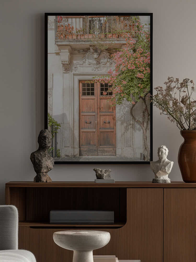 Floral Entry Poster
