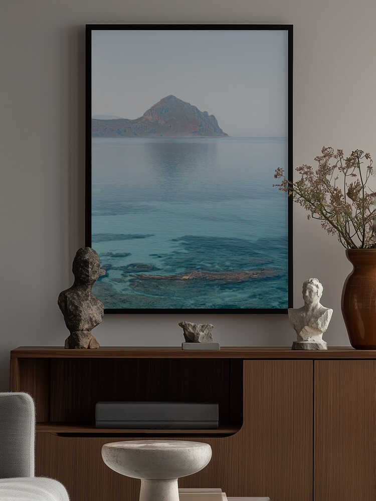 Rocks at the coast Poster