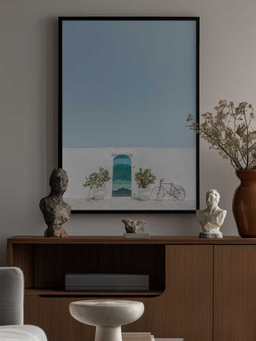 Ostuni blue door Poster