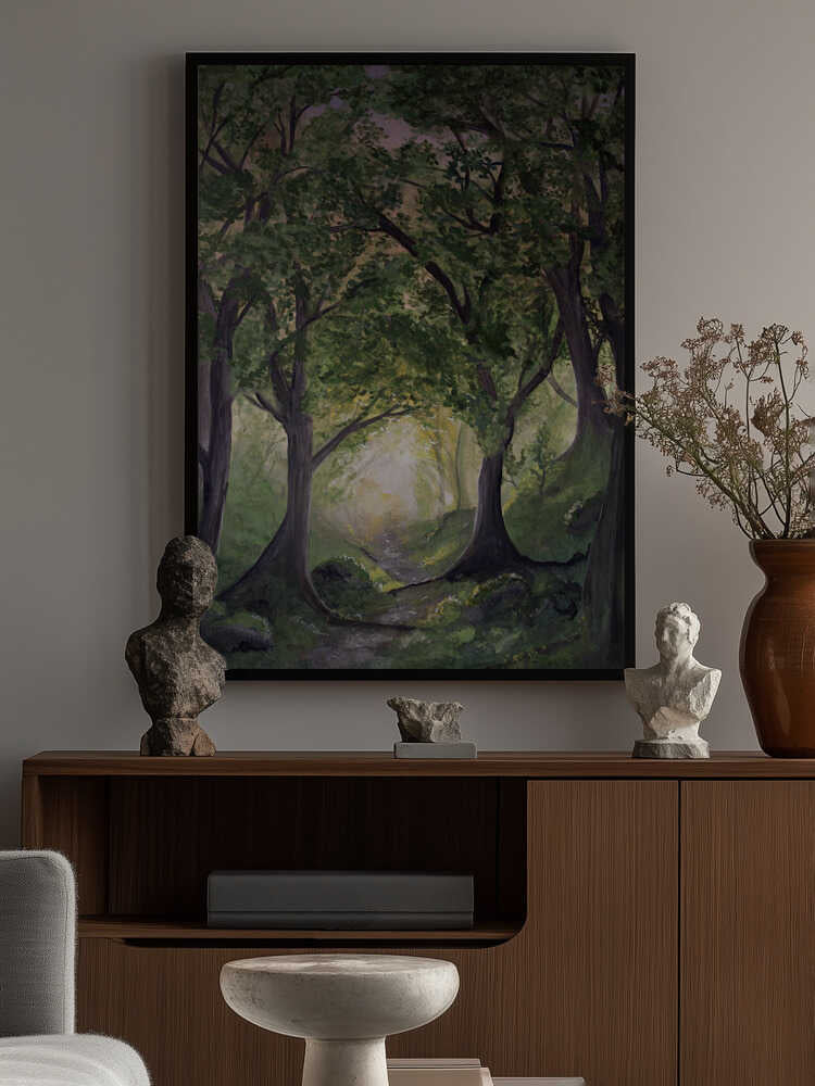 The forest path Poster