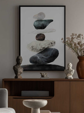 Stones from the beach Poster