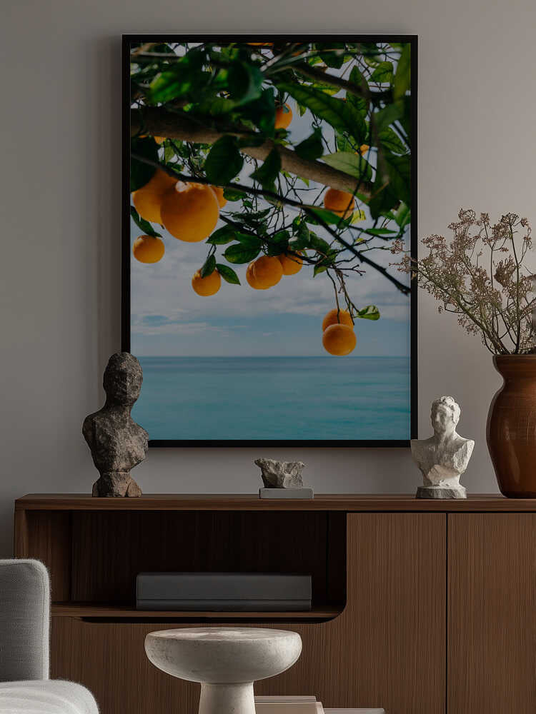 Amalfi Coast Oranges IV Poster