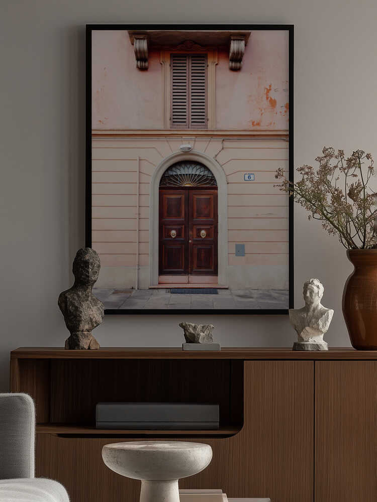 Bologna in Pink | Italy travel photography Poster
