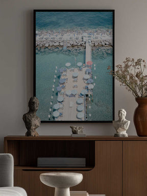 Coastal life Italy Poster