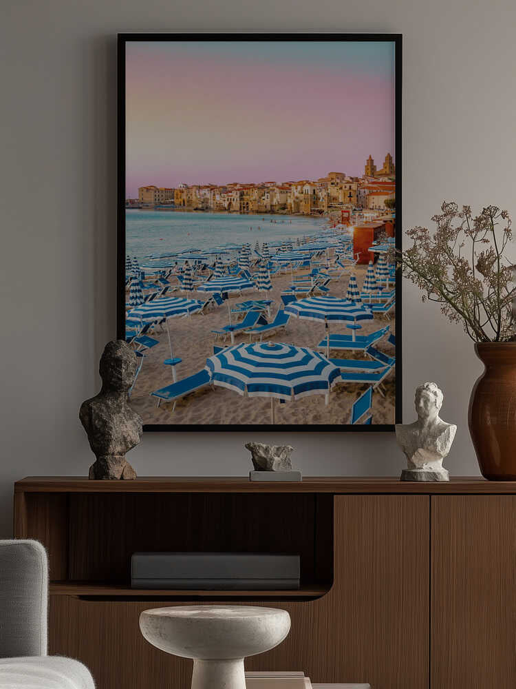 Cefalu Beach Poster
