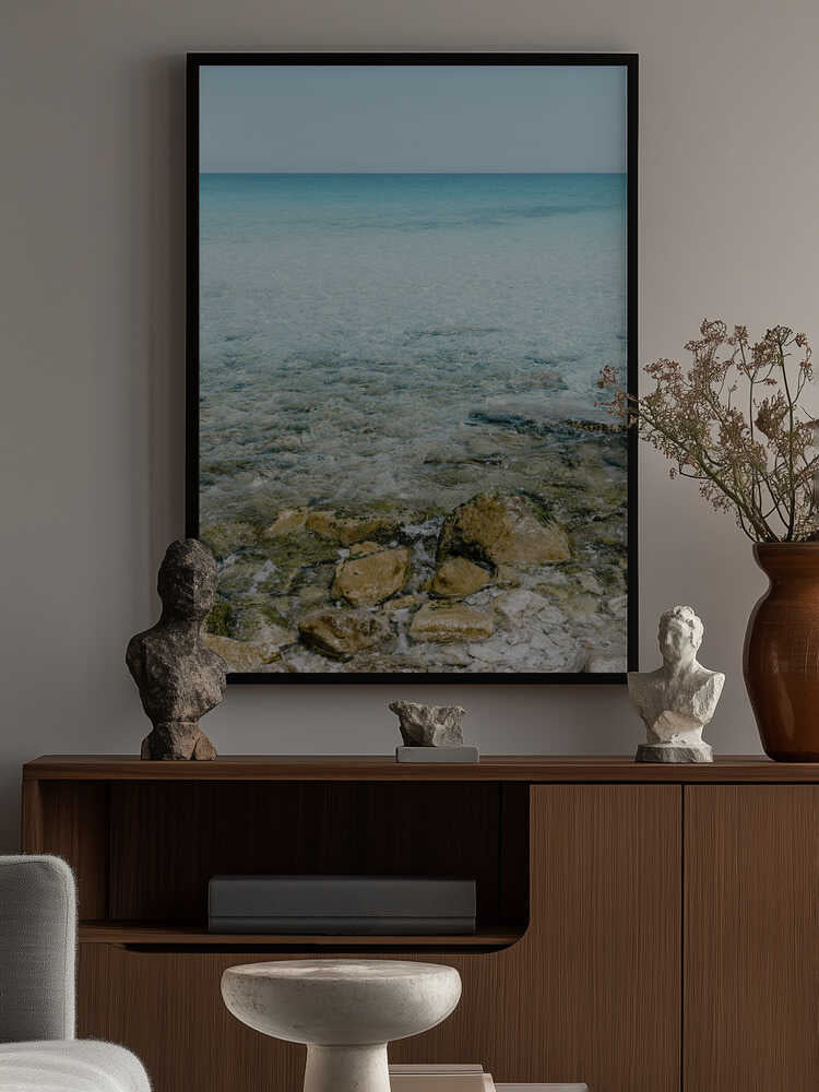 Seascape at the Italian Coast Poster